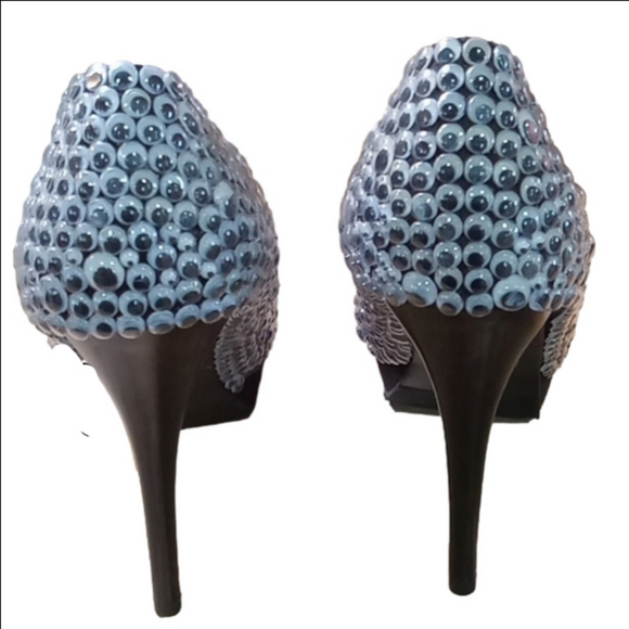 Unique Redesigned Googly Eyes 5.5 Inch Women's Heels - Picture 3 of 7